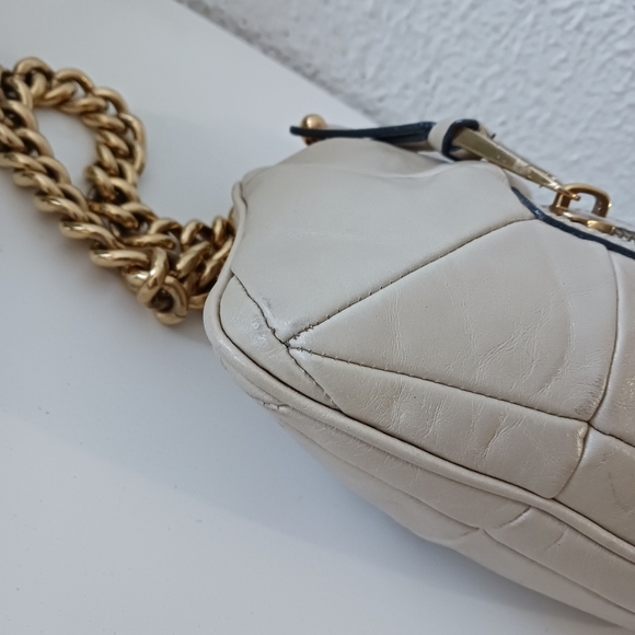 Vintage Marc Jacobs quilted ivory genuine leather shoulder bag - Picture 12 of 16